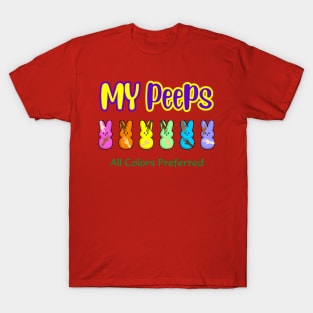 My Peeps Easter T-Shirt,Kids Bunny Unity T-Shirt